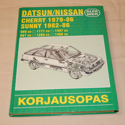 Korjausopas Datsun / Nissan Cherry 1979-86 / Sunny 1982-86